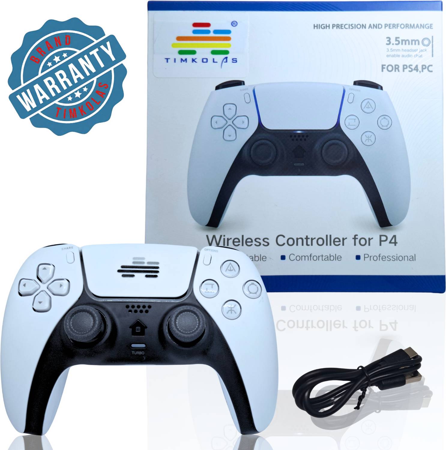Timkolas Compatible PS4 Z1 Gaming Series Wireless Controller PC & Cloud Gaming Support_15 Bluetooth Gamepad