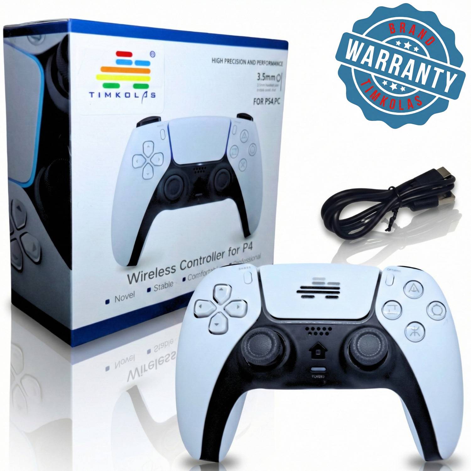 Timkolas Compatible PS4 Z1 Gaming Series Wireless Controller PC & Cloud Gaming Support_13 Bluetooth Gamepad