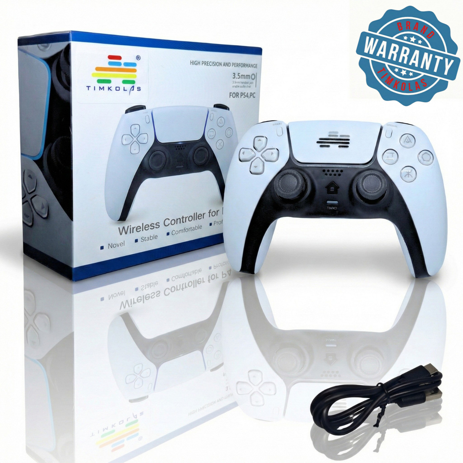 Image of Timkolas Compatible PS4 Z1 Gaming Series Wireless Controller PC & Cloud Gaming Support 07 Bluetooth Gamepad