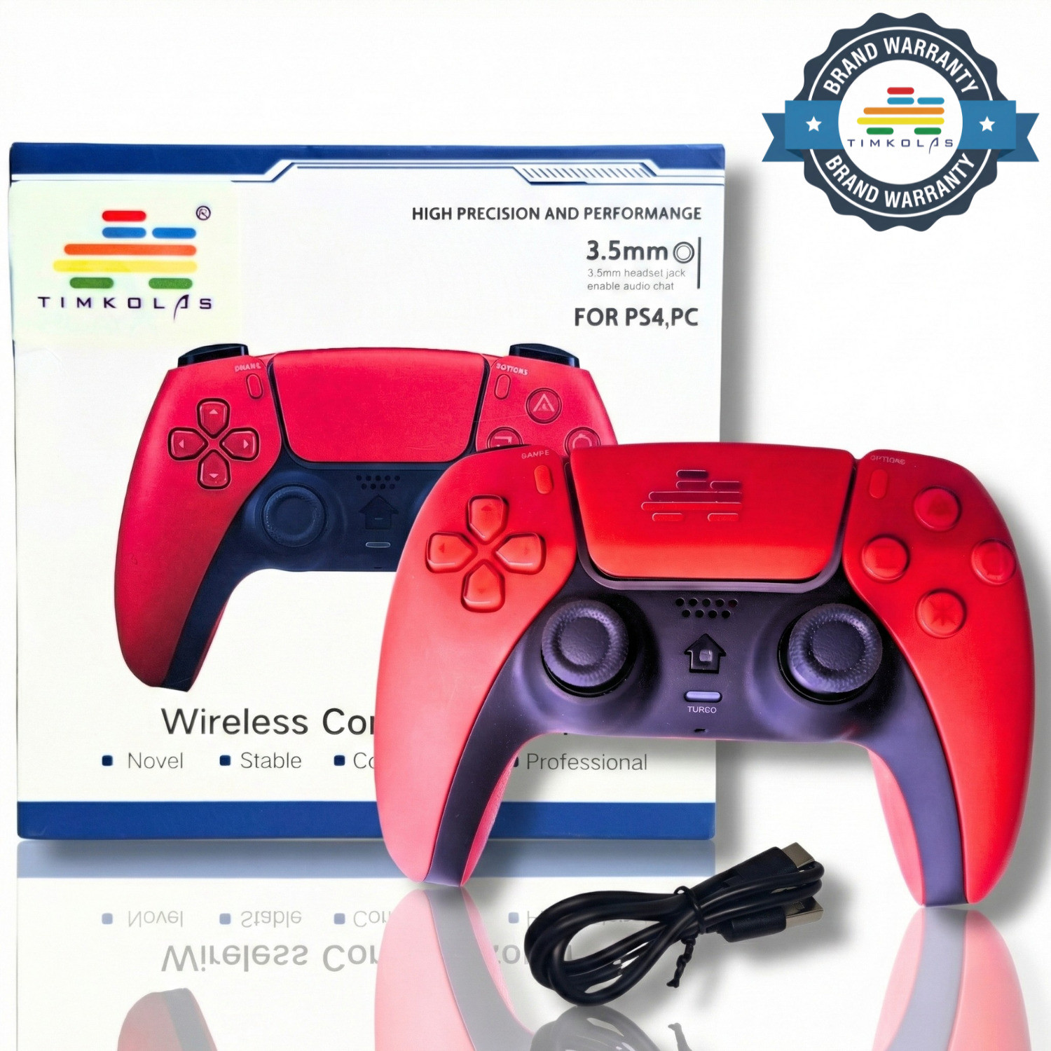 Image of Timkolas PS4 Compatible Z1 Gaming Series Wireless Controller PC & Cloud Gaming Support 23 Bluetooth Gamepad