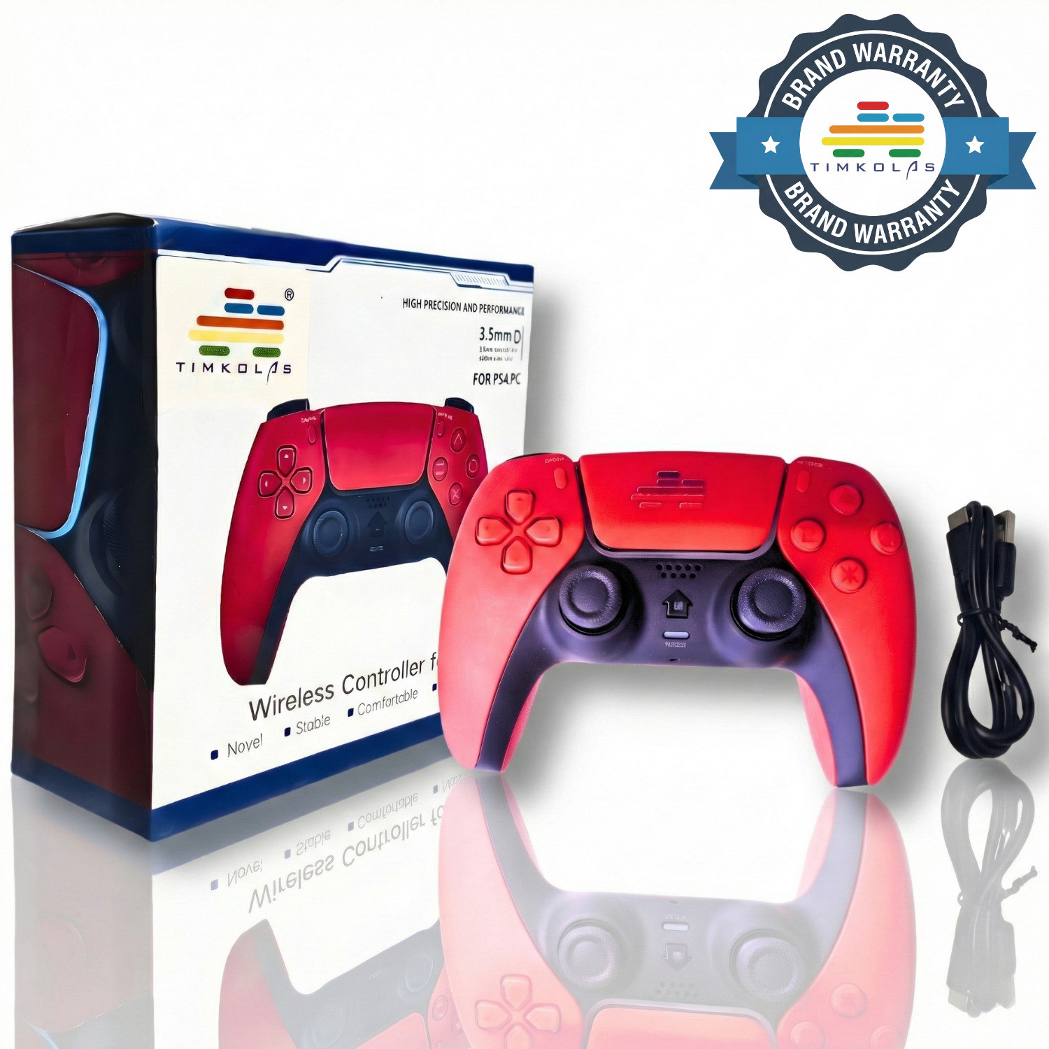 Image of Timkolas PS4 Compatible Z1 Gaming Series Wireless Controller PC & Cloud Gaming Support 25 Bluetooth Gamepad