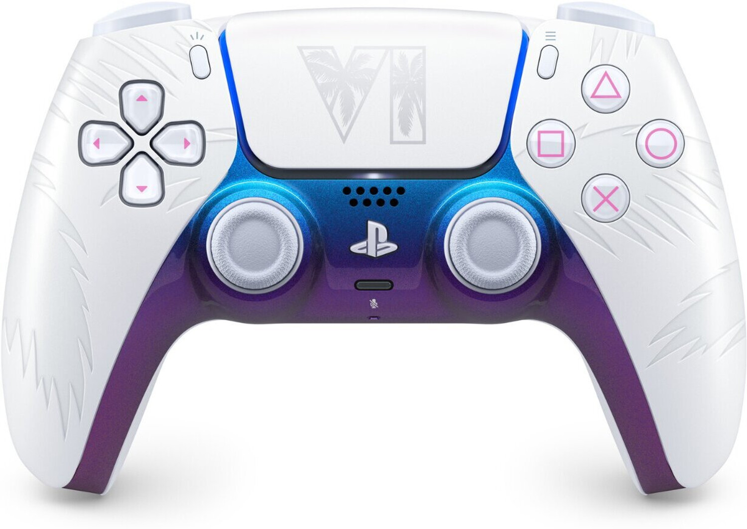 Image of SONY PS5 DualSense Controller - Grand Theft Auto VI White LE (CFI-ZCT2W) Gamepad
