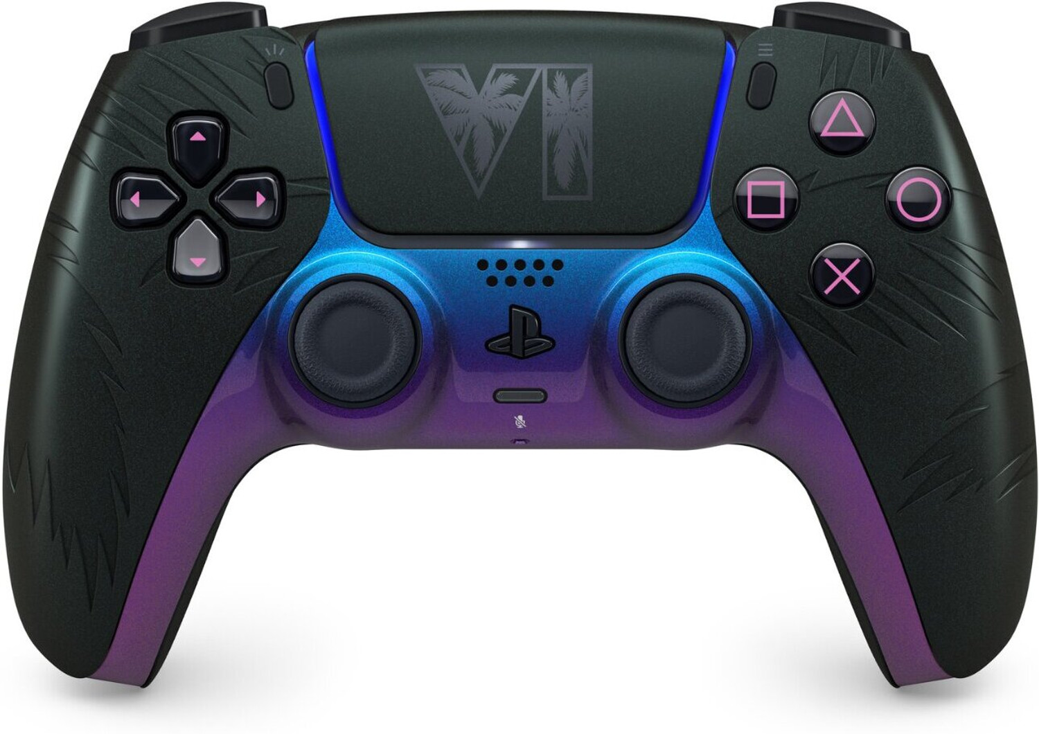 Image of SONY PS5 DualSense Controller - Grand Theft Auto VI Black LE (CFI-ZCT2W) Gamepad