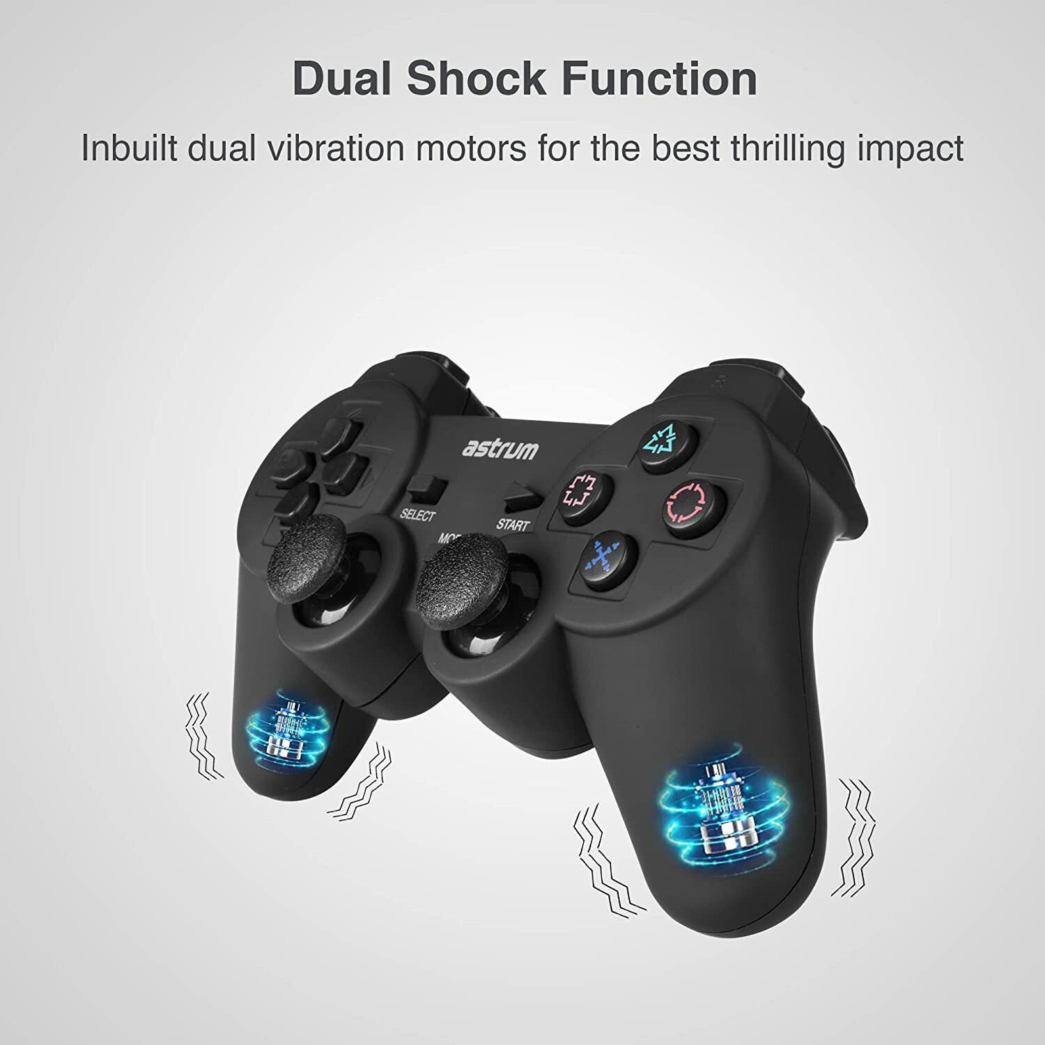 Image of ASTRUM Gamepad Wireless For PC / PS2 /PS3 GW500 Wi-fi Gamepad