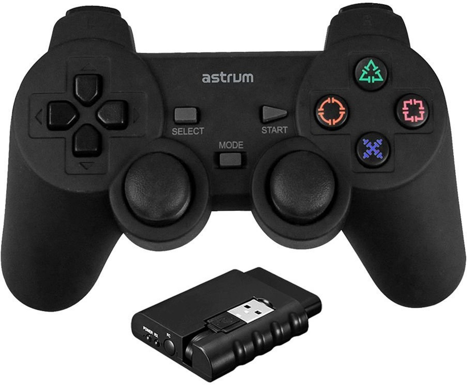 Image of ASTRUM Gamepad Wireless For PC / PS2 /PS3 GW500 Wi-fi Gamepad