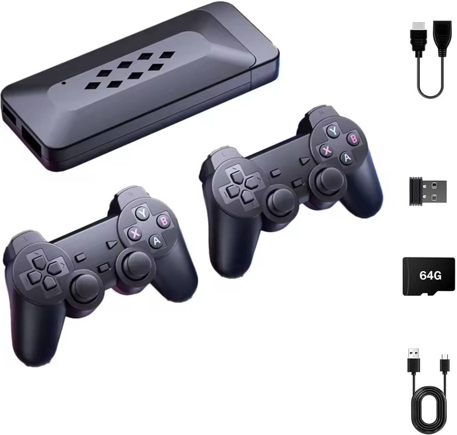 SHAILRON M33 Game 30000+ INBUILT Classic Games 3D 4K Full HD Bluetooth Gamepad