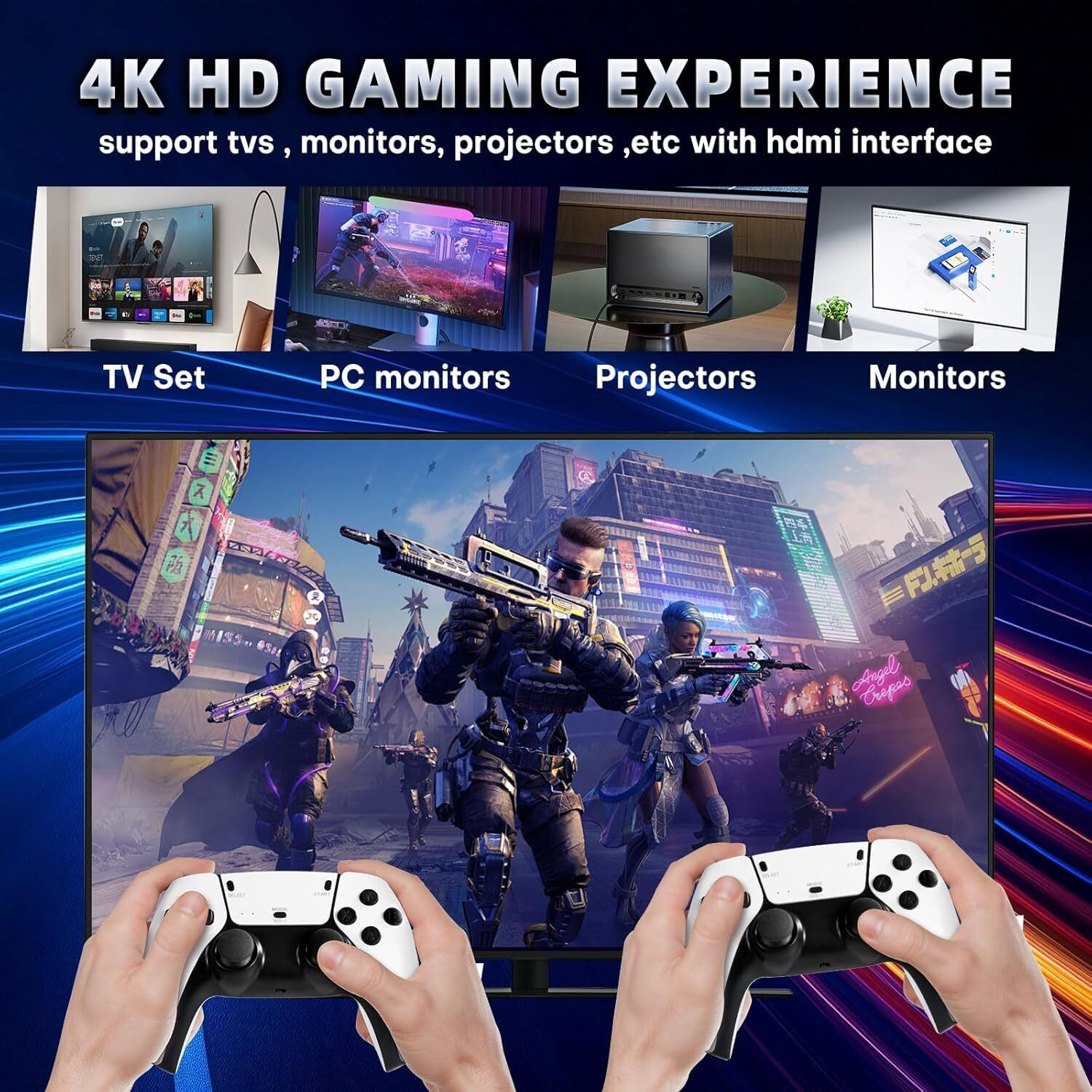 Image of KITAI Retro Game Stick Console 2.4G Dual Wireless game box Wi-fi Gamepad