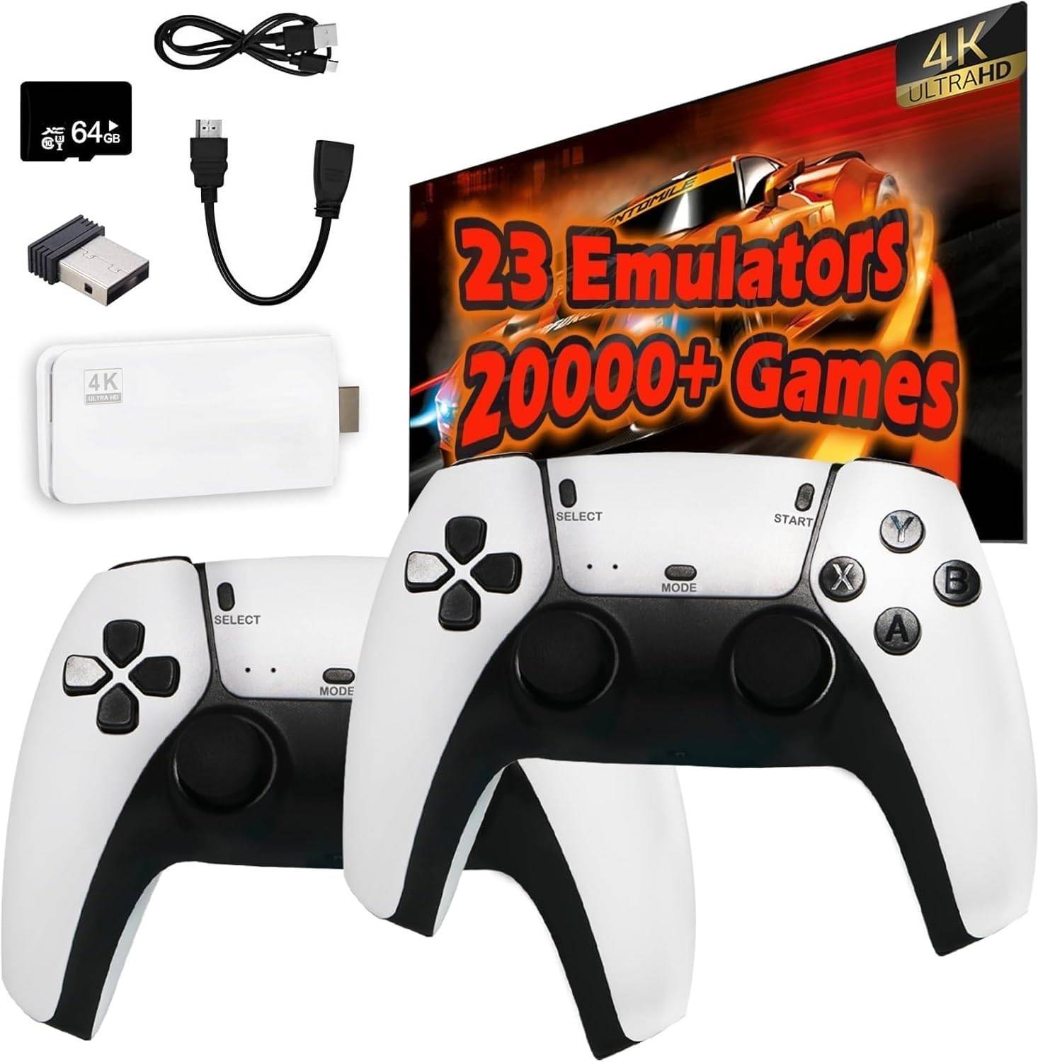 SHAILRON 2.4 Wireless Gamepad 20000+ Games in single Consol Wi-fi Gamepad