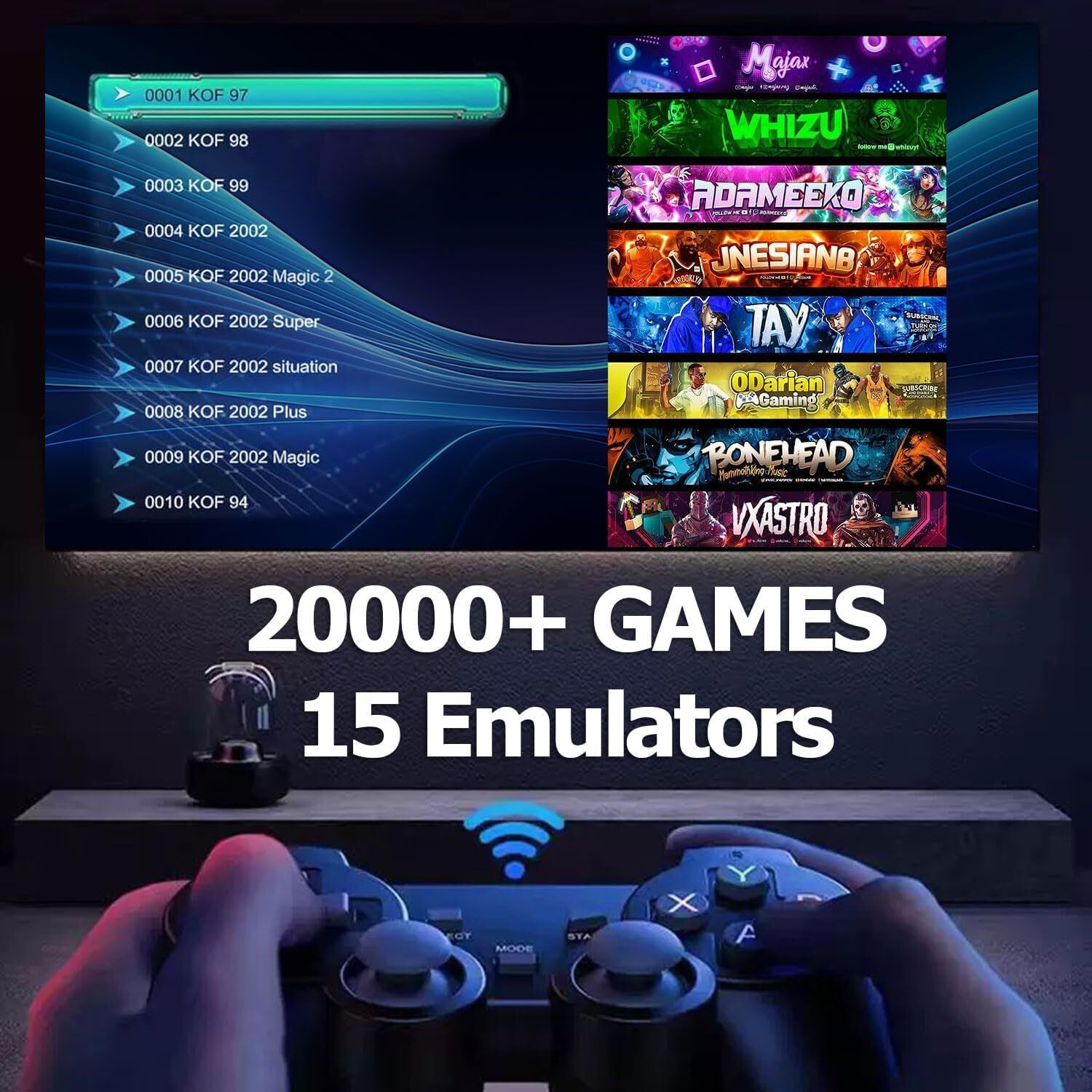Image of KITAI Retro Game Stick Console 2.4G Dual Wireless game box Wi-fi Gamepad