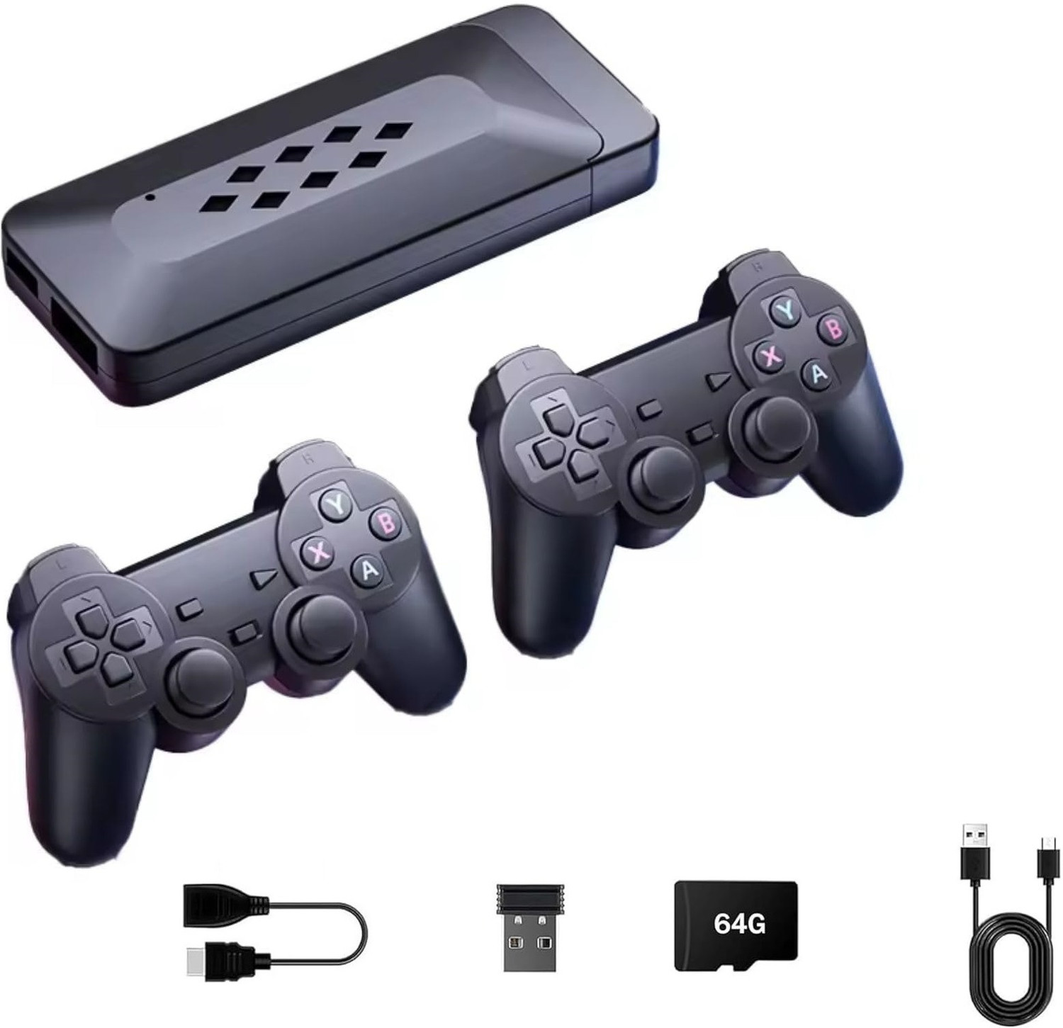 Image of SHAILRON GAME GURU Video Game Console For Tv Gaming, Supports 45 Emulators 30000+ Games Bluetooth Gamepad