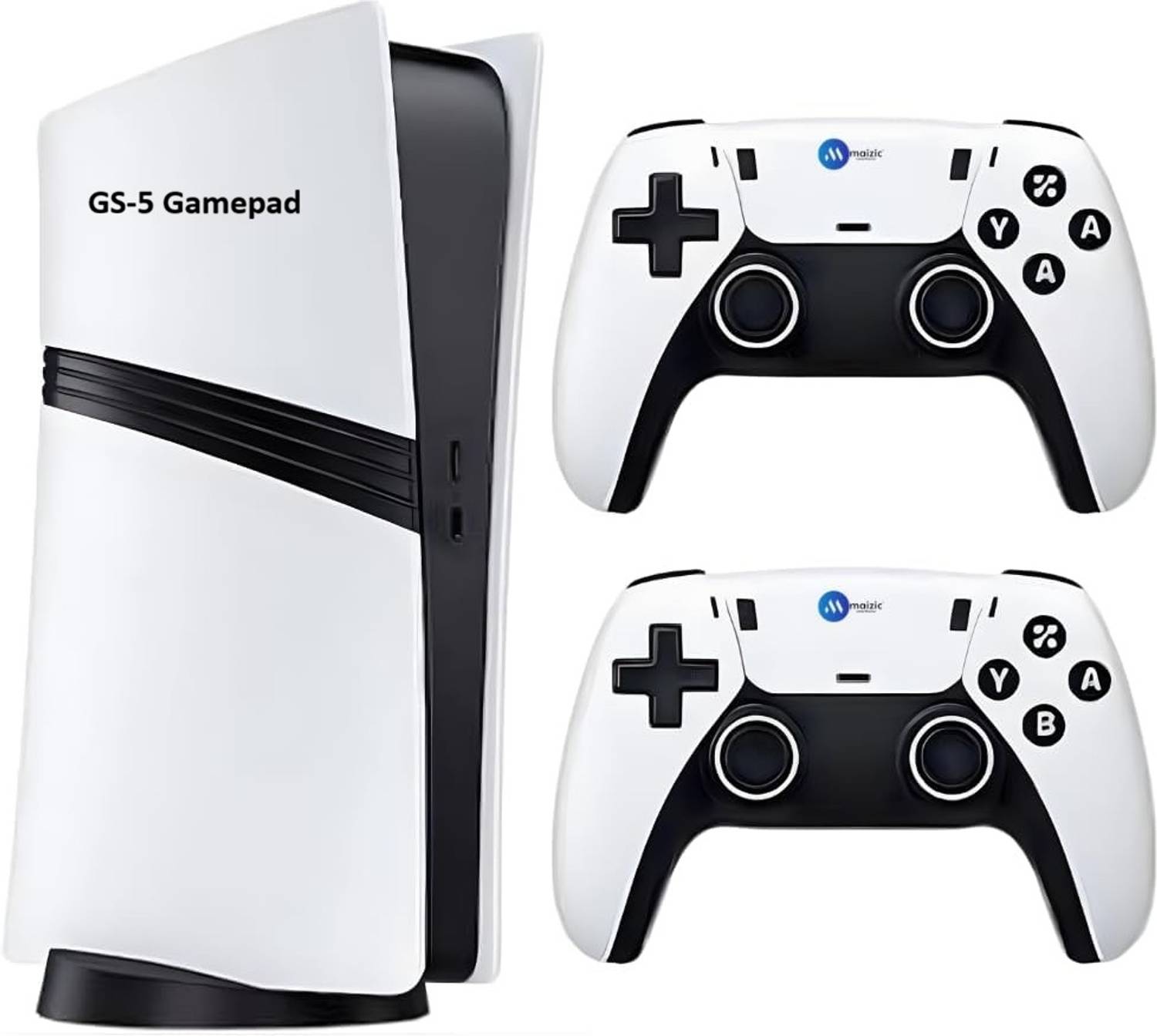 SHAILRON M15 2.4GHz Wireless TV Game,9+ Emulators, 20,000+ Games Wi-fi Gamepad