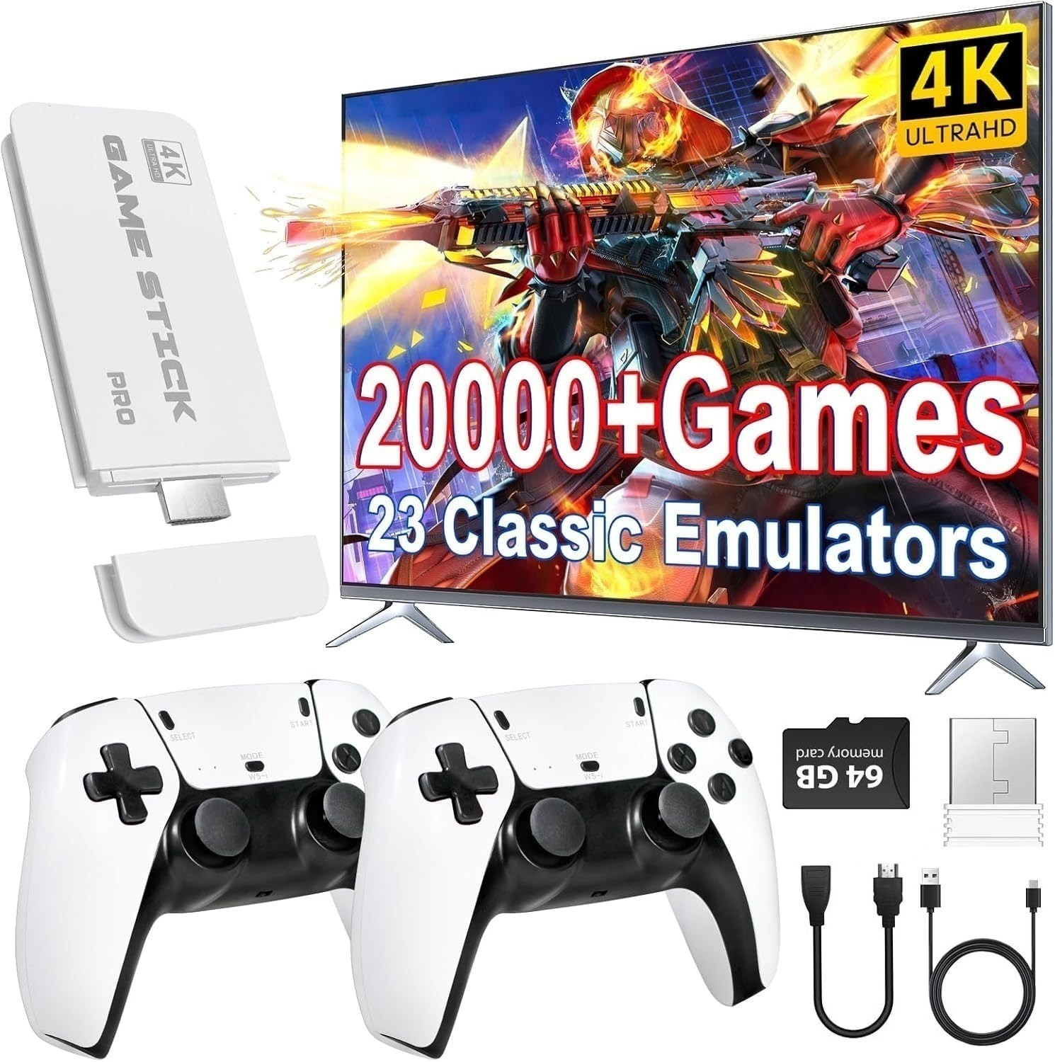 Image of KITAI Retro Game Stick Console 2.4G Dual Wireless game box Wi-fi Gamepad