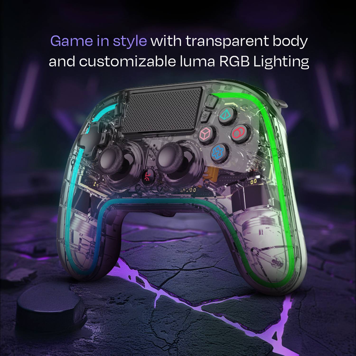 Kreo Mirage Wireless RGB Gaming Controller - Image 5