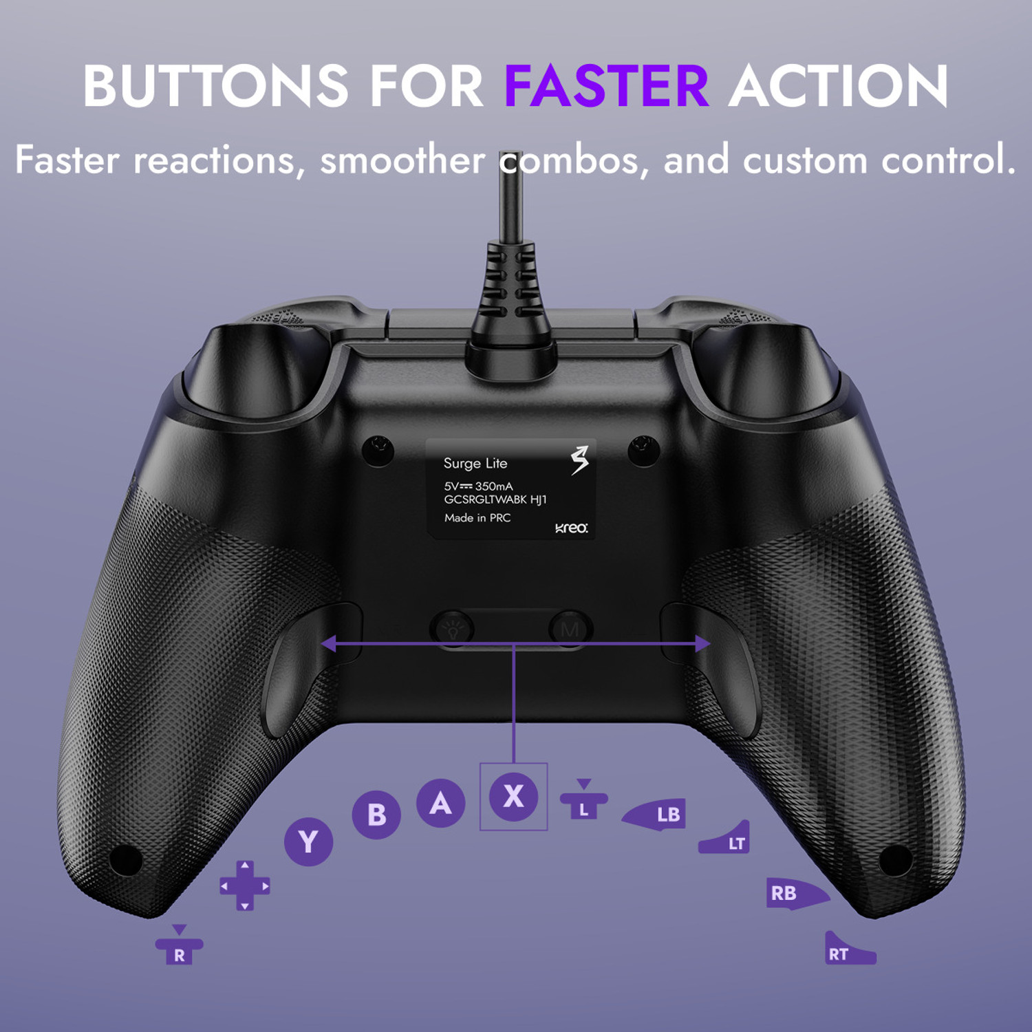 Image of Kreo Surge Lite USB Gamepad