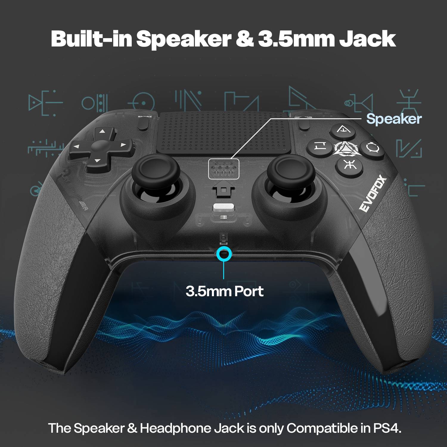EVOFOX Play 2 PS4 & PS5 Controller - Image 5