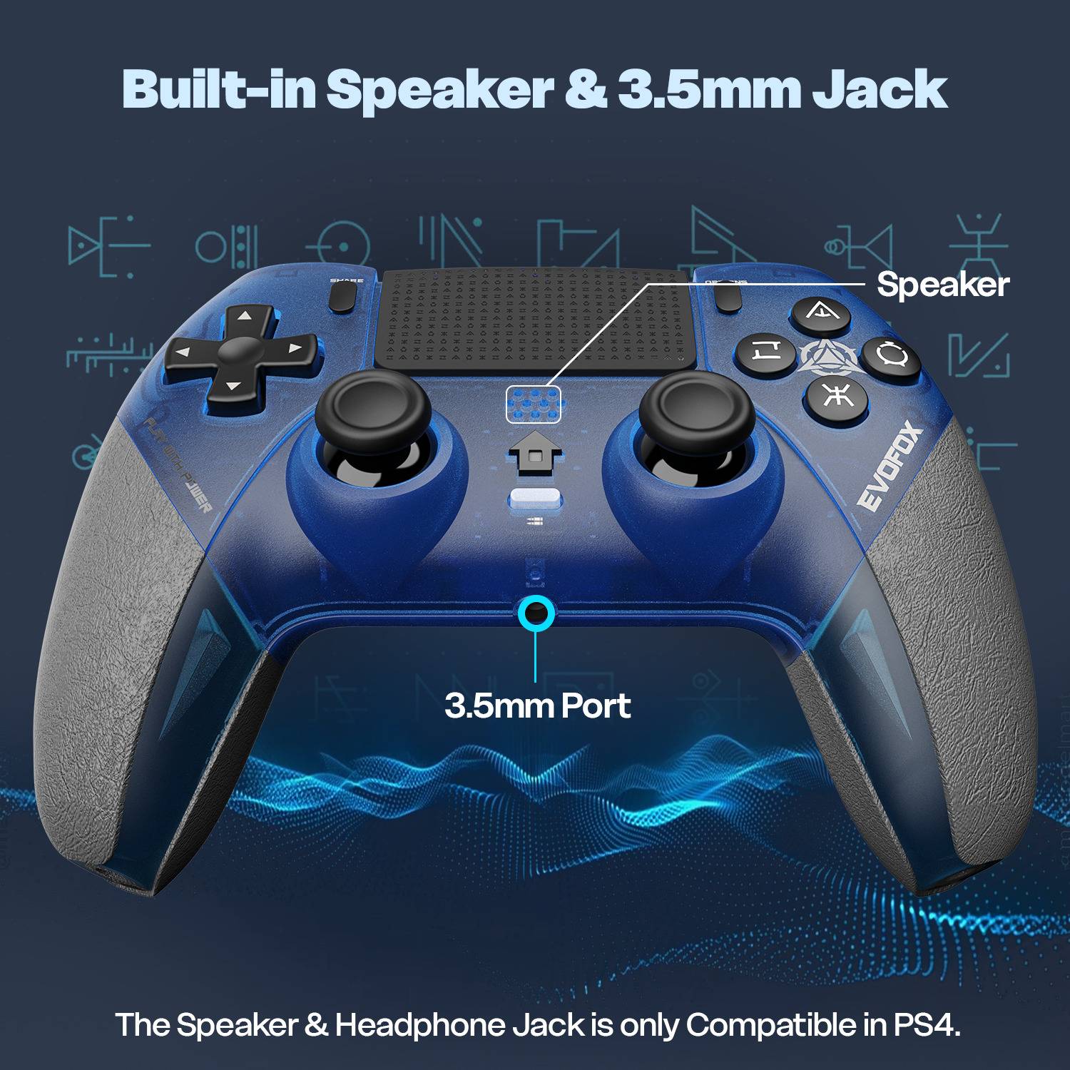 EVOFOX Play 2 PS4 & PS5 Controller - Image 5