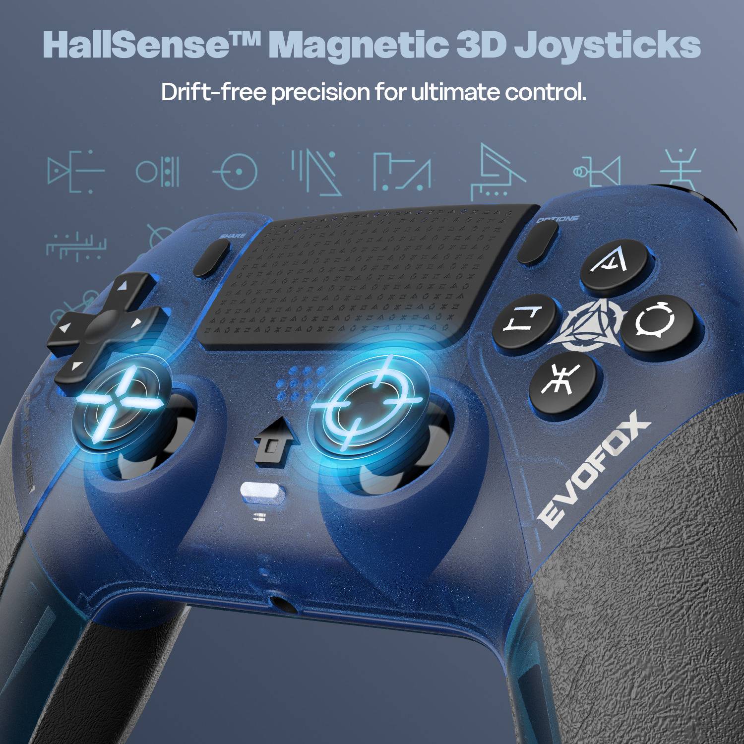 EVOFOX Play 2 PS4 & PS5 Controller - Image 4