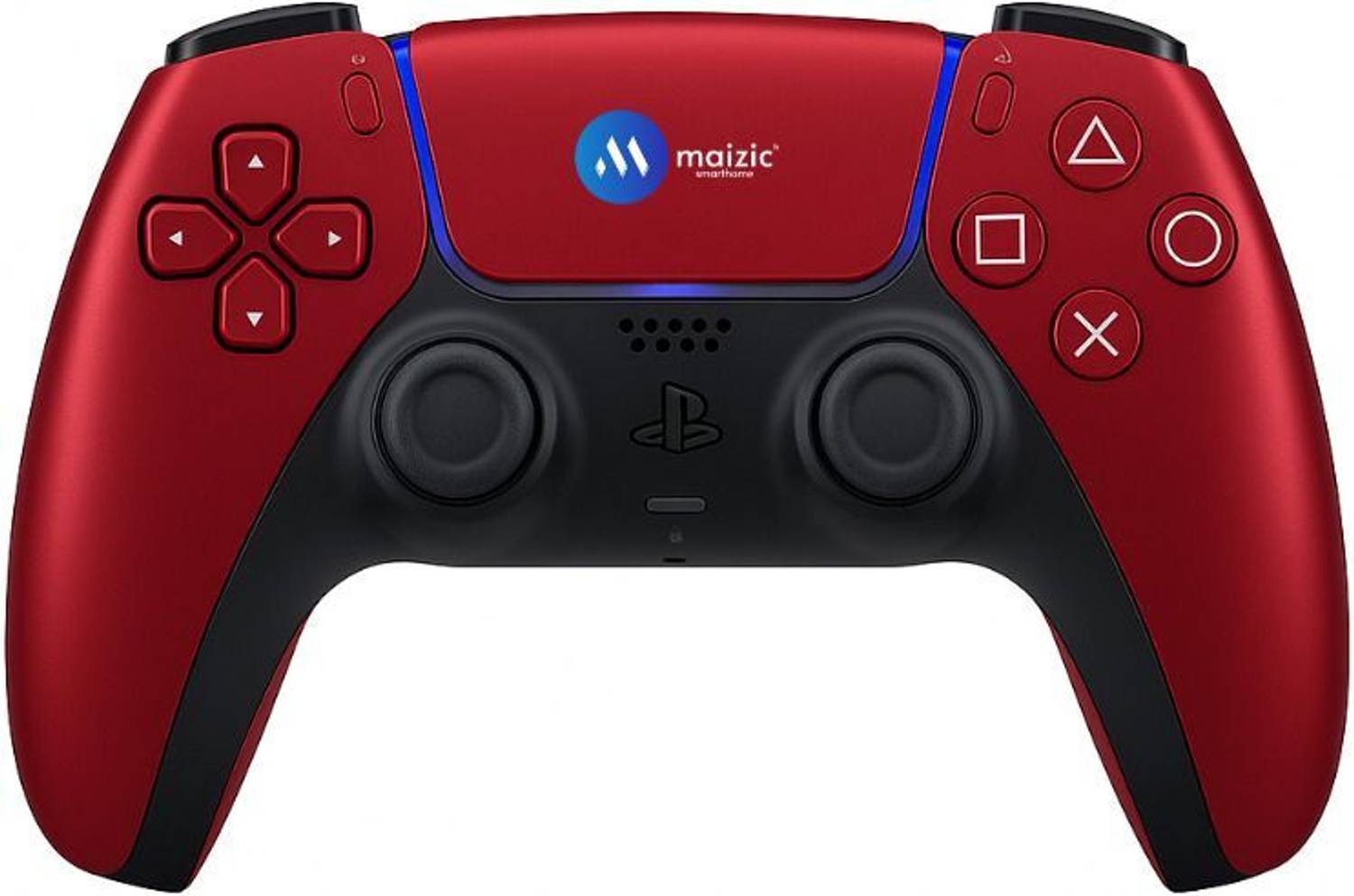 Maizic Smarthome PlayX-Red P4 Wireless Game Controller Dual/Asymmetric Motor, 800mah Battery Bluetooth Gamepad