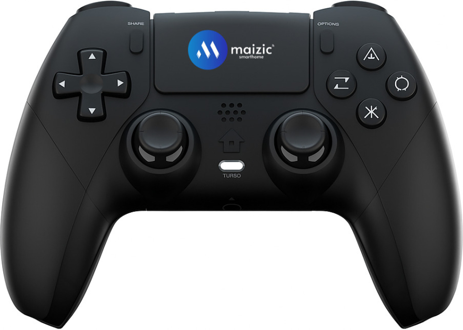Image of Maizic Smarthome PlayX-Black P4 Wireless Game Controller Dual /Asymmetric Motor, 800mah Battery Bluetooth Gamepad