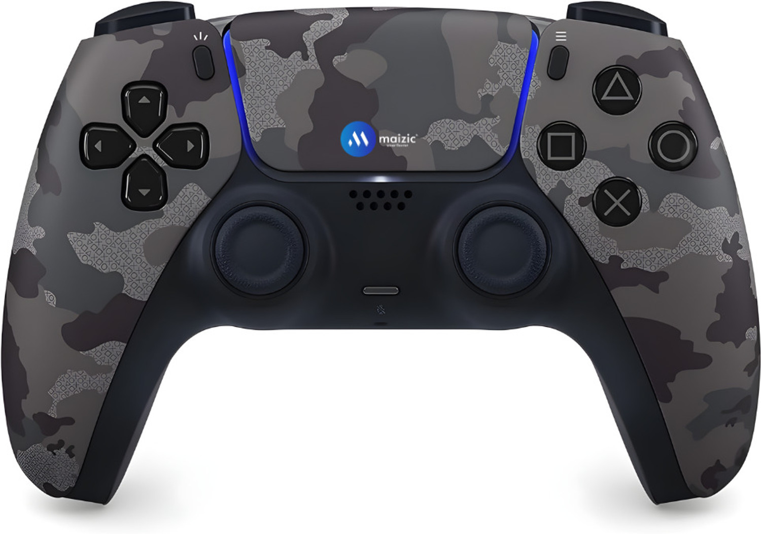 Image of Maizic Smarthome PlayX Black Camo P4 Wireless Game Controller Dual /Asymmetric Motor, 800mah Bluetooth Gamepad