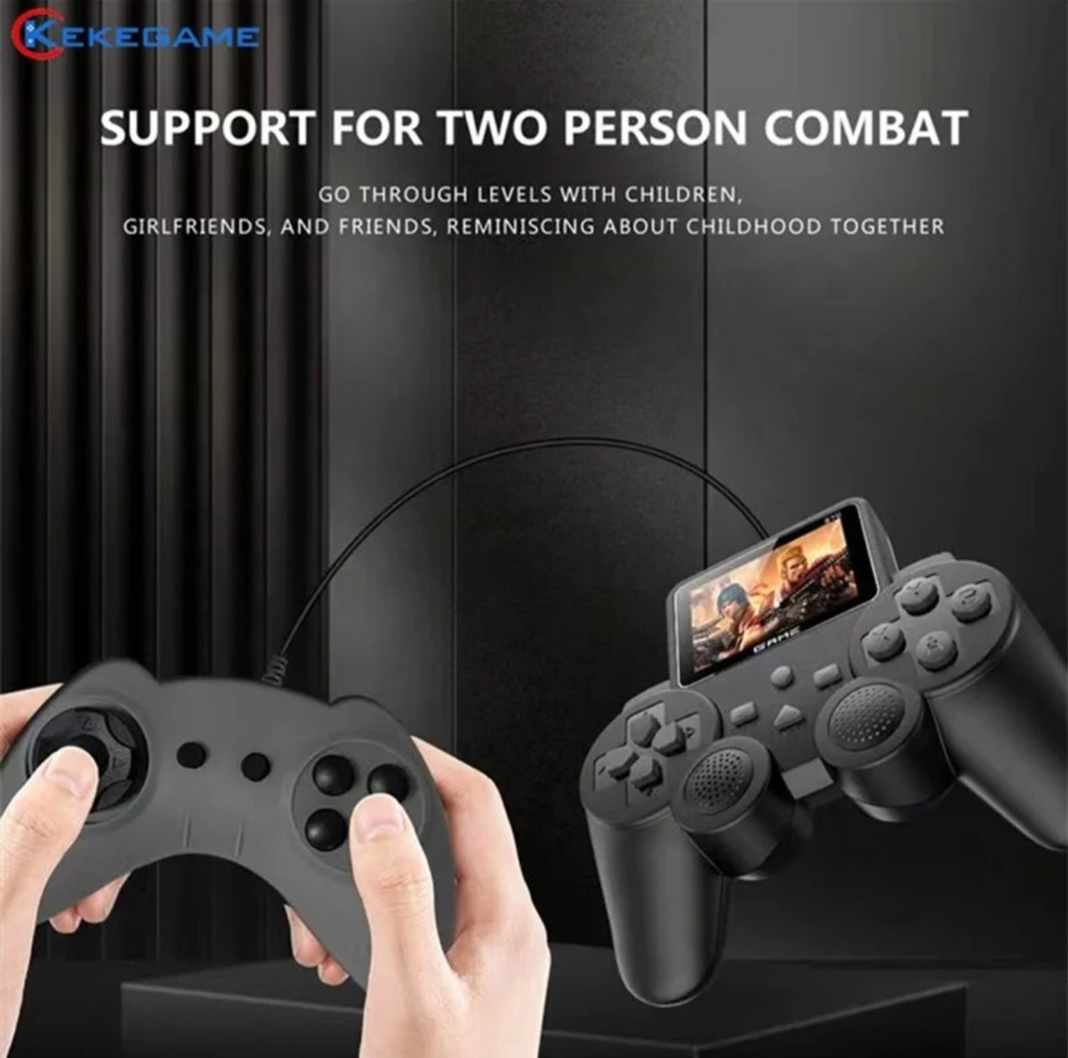 Image of GOGA ENTERPRISES ABS Battery Operated Digital Game Player Controller S2 Gamepad USB Gamepad