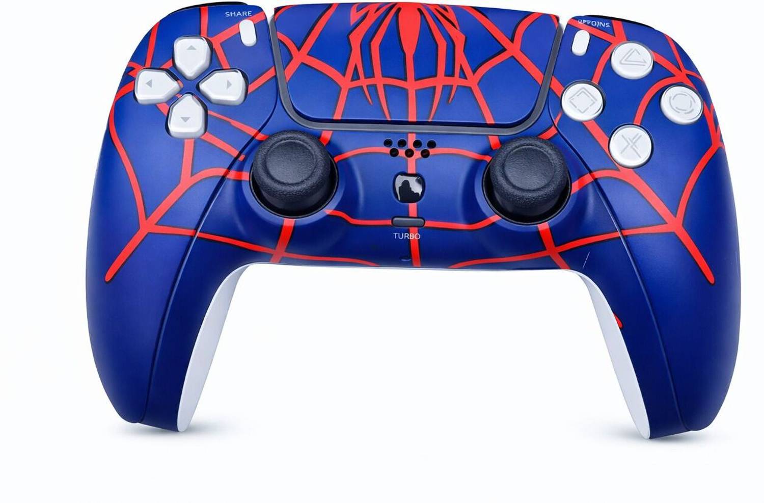HG WORLD PS4 Wireless Controller with Clicky Trigger,PS5 Style,Spider Edition DualShock 4 Bluetooth Gamepad