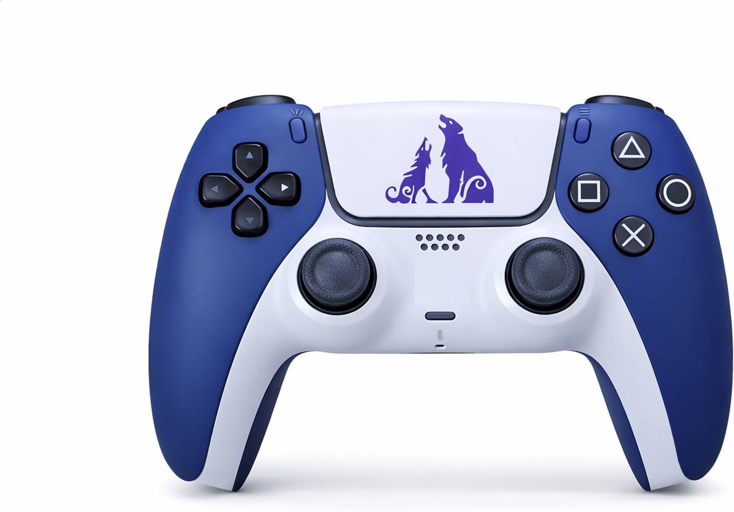 HG WORLD Playstation 5 DualSense Wireless Controller, Gaming joystick, Wolf Edition Bluetooth Gamepad