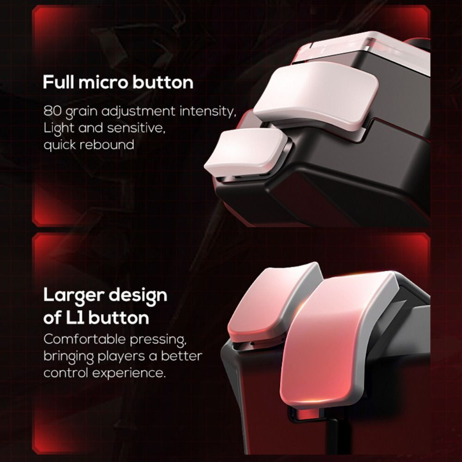 Image of Elixora AetherStrike Mobile Gaming Controller , Smart Joystick Trigger , 150 mAh Battery Bluetooth Gamepad