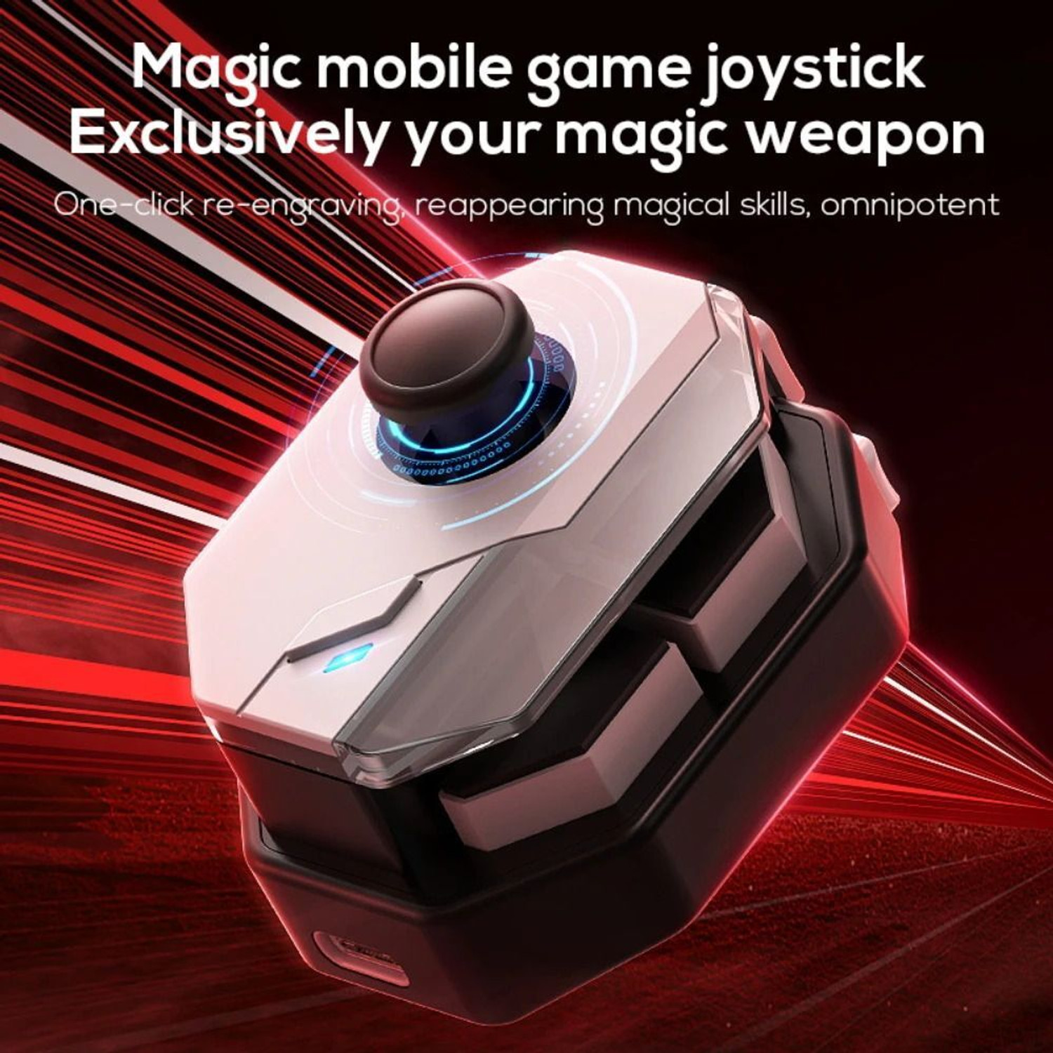 Image of Elixora AetherStrike Mobile Gaming Controller , Smart Joystick Trigger , 150 mAh Battery Bluetooth Gamepad