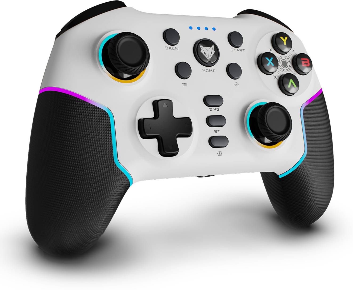 EVOFOX Elite X2 Pro Tri-Mode Wireless/BT/Wired Hallsense Magnetic Joysticks & Triggers Bluetooth Gamepad