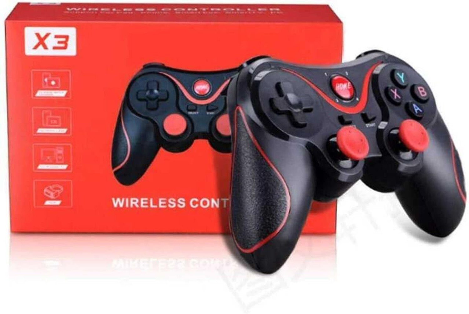 Image of Timkolas X3 Wireless Gamepad Controller for Android,PC,SmartTV with Dual Analog Sticks 02 Bluetooth Gamepad