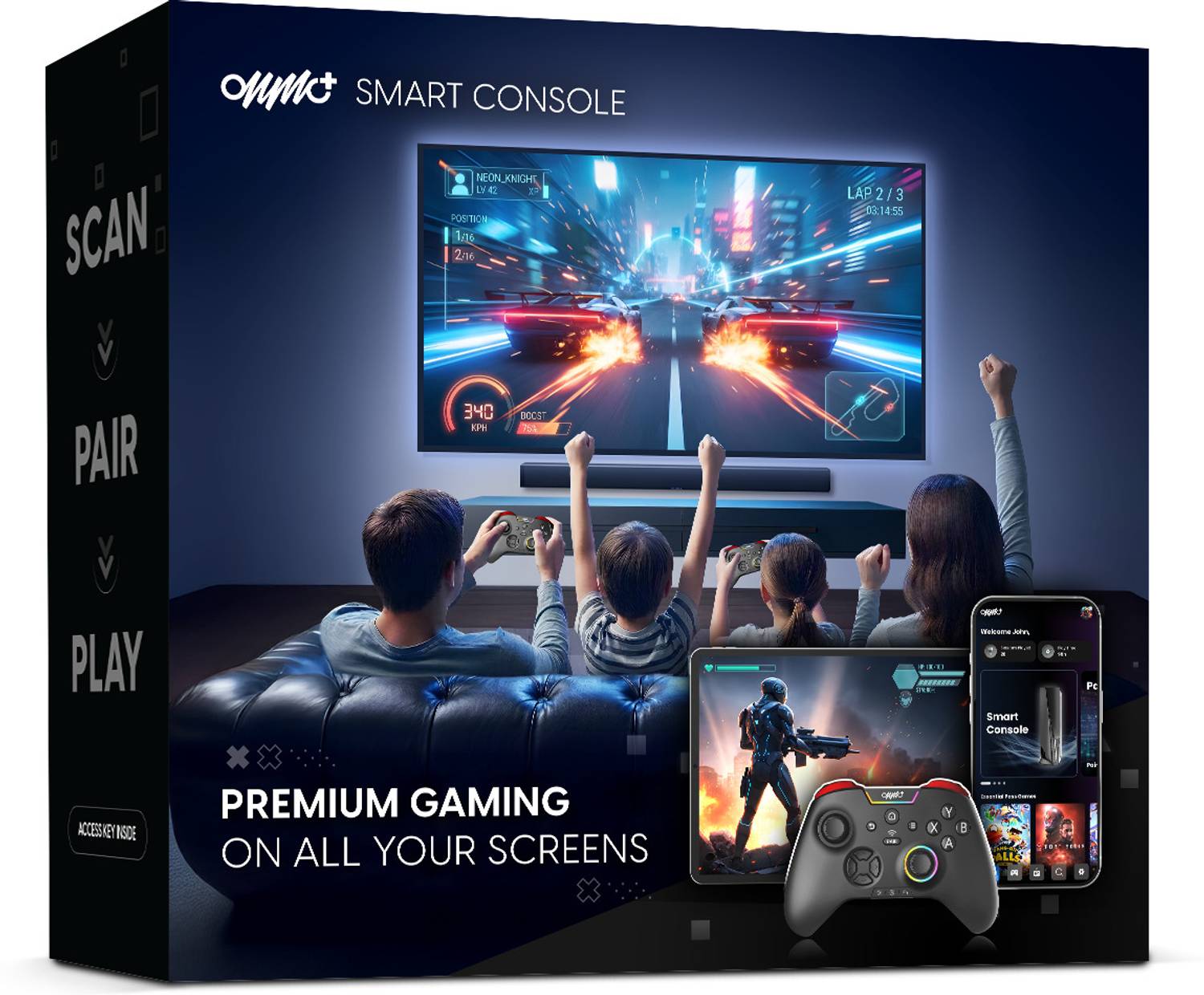 ONMO+ Core Edition Bluetooth Smart Console with Pro Controller - Image 1