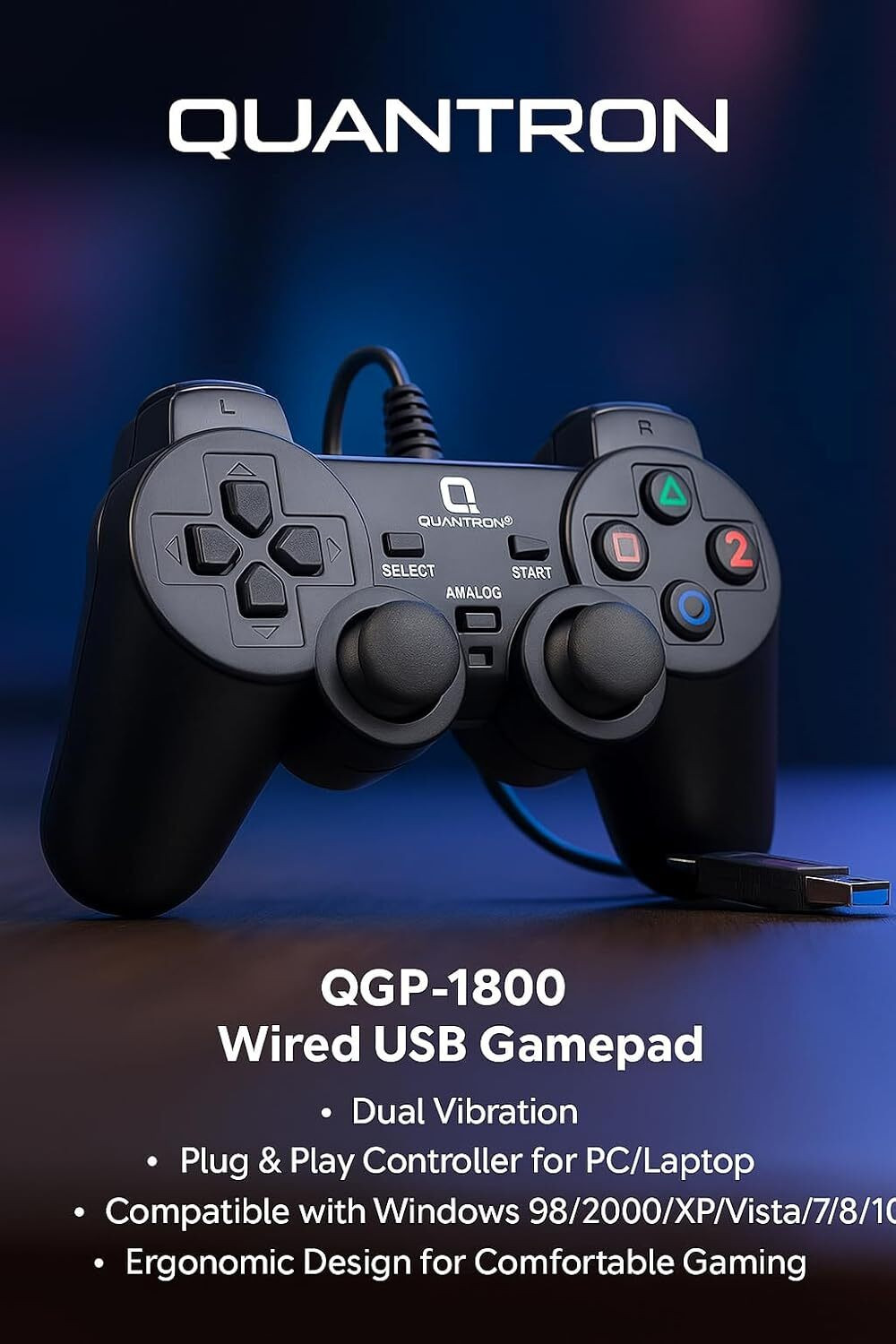 Image of Quantron QGP-1800 USB Gamepad