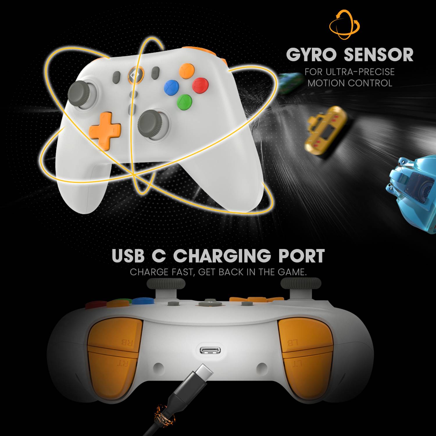 Cosmic Byte Blitz Bluetooth, Wi-Fi, USB Gamepad - Image 4