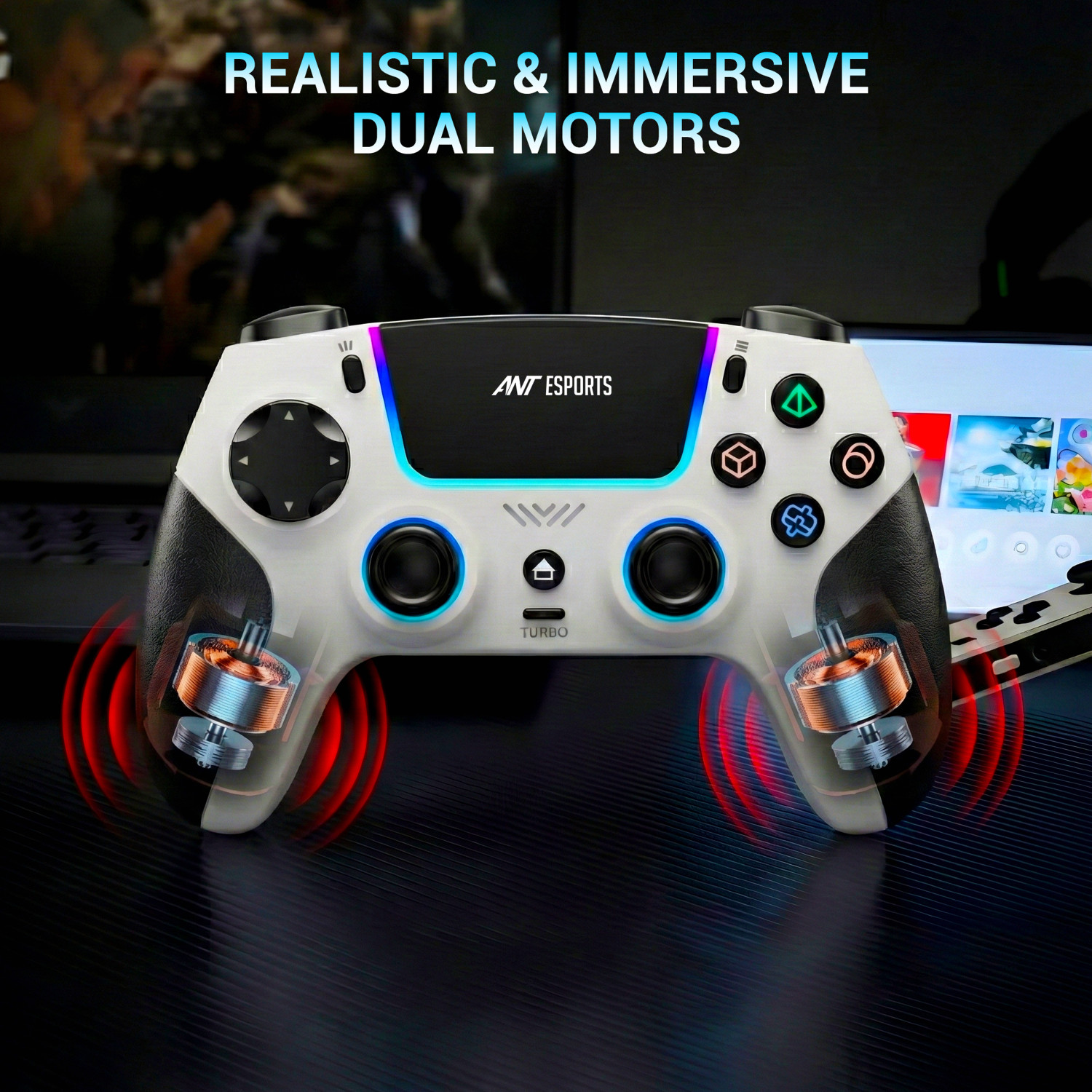 Image of Ant Esports SUPERNOVA wireless White USB Gamepad