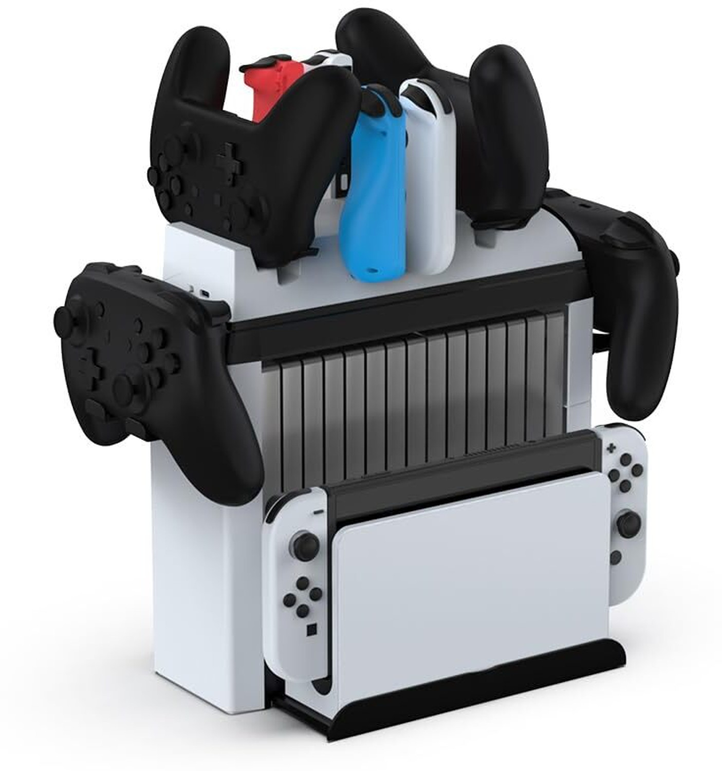 Image of HG WORLD Dobe Multifunctional Storage Stand Kit TNS-2113 for Switch and OLED Gaming Accessory Kit
