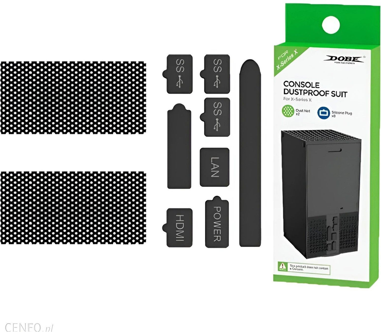 Image of HG WORLD Dobe Dustproof Suit TYX- 0670 Dust Cover With Dust Net For Xbox Series X Console Gaming Accessory Kit