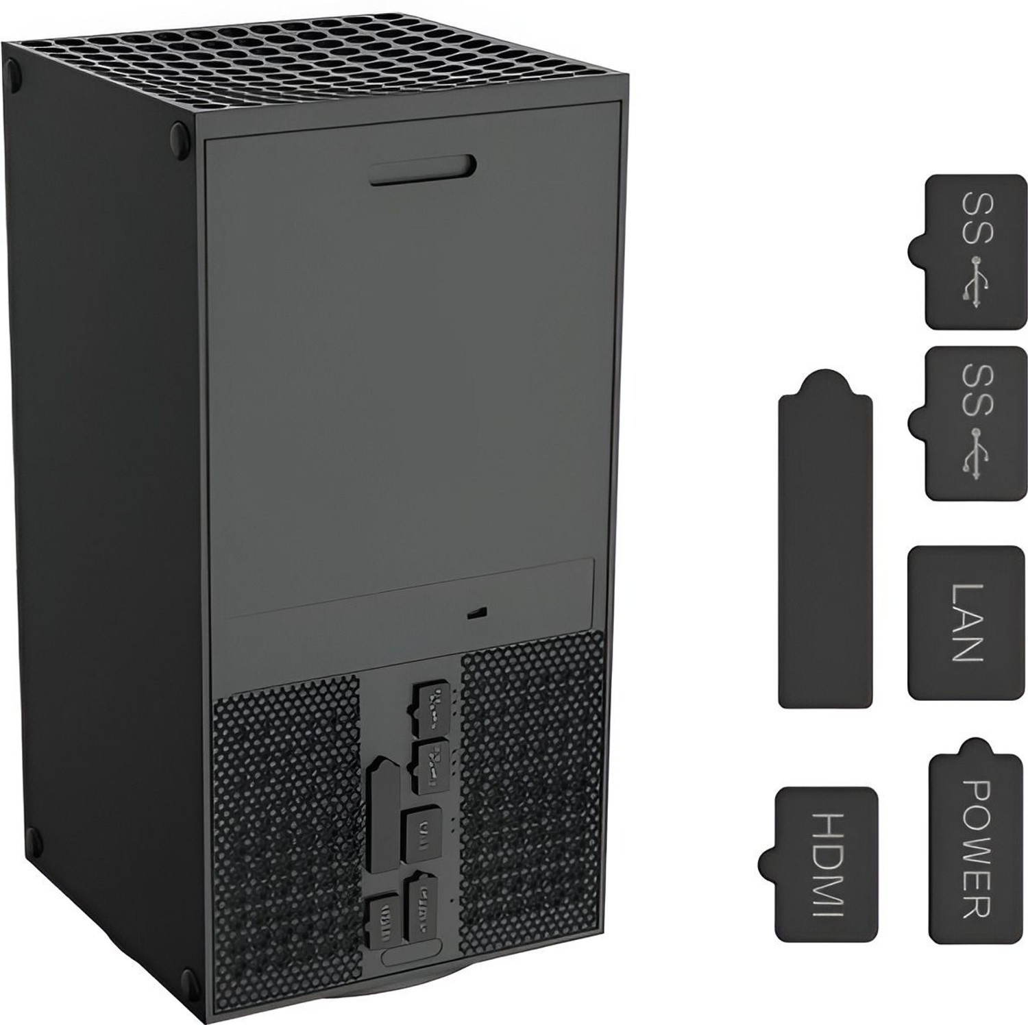 Image of HG WORLD Dobe Dustproof Suit TYX- 0670 Dust Cover With Dust Net For Xbox Series X Console Gaming Accessory Kit