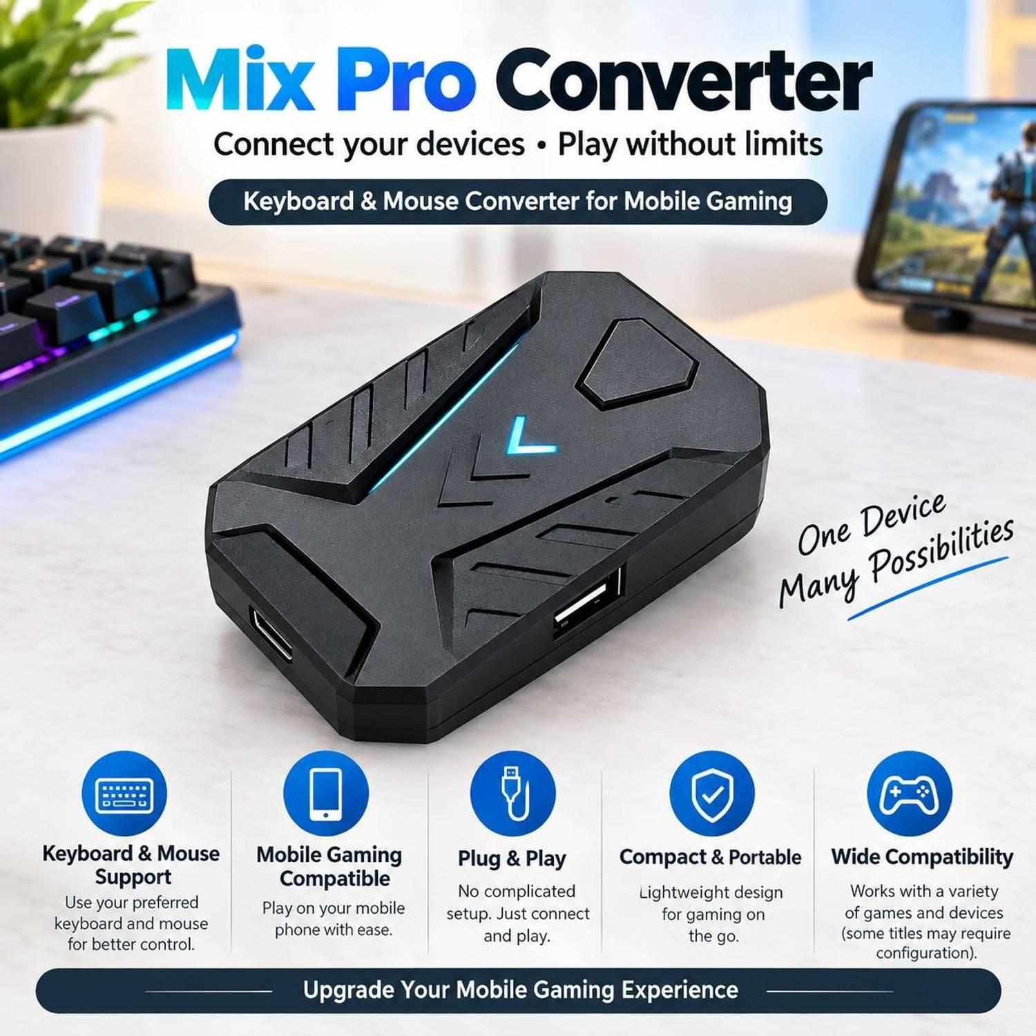 GENXRETRO MIX Pro+ 4-in-1 Mobile Game Combo Pack - Image 4