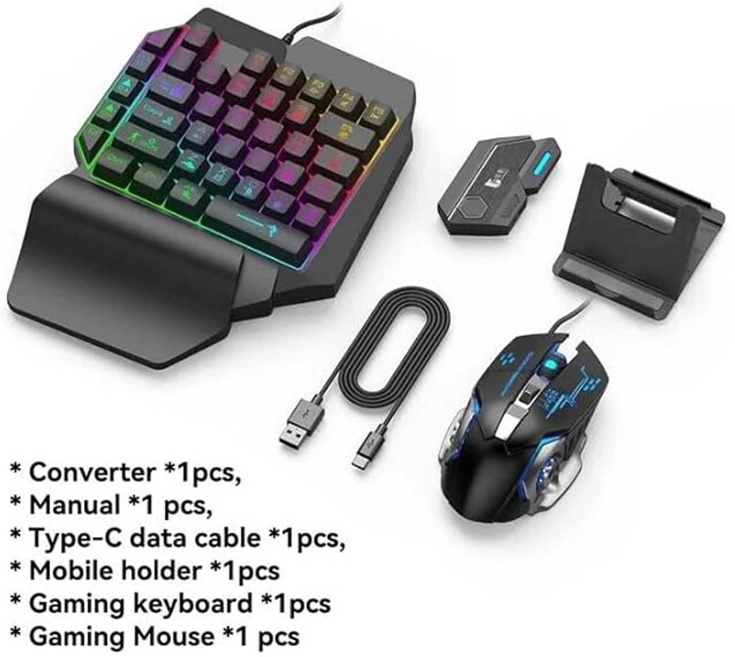 Image of BVG Mix SE+ Mobile Game with RGB Bluetooth Gaming Accessory Kit