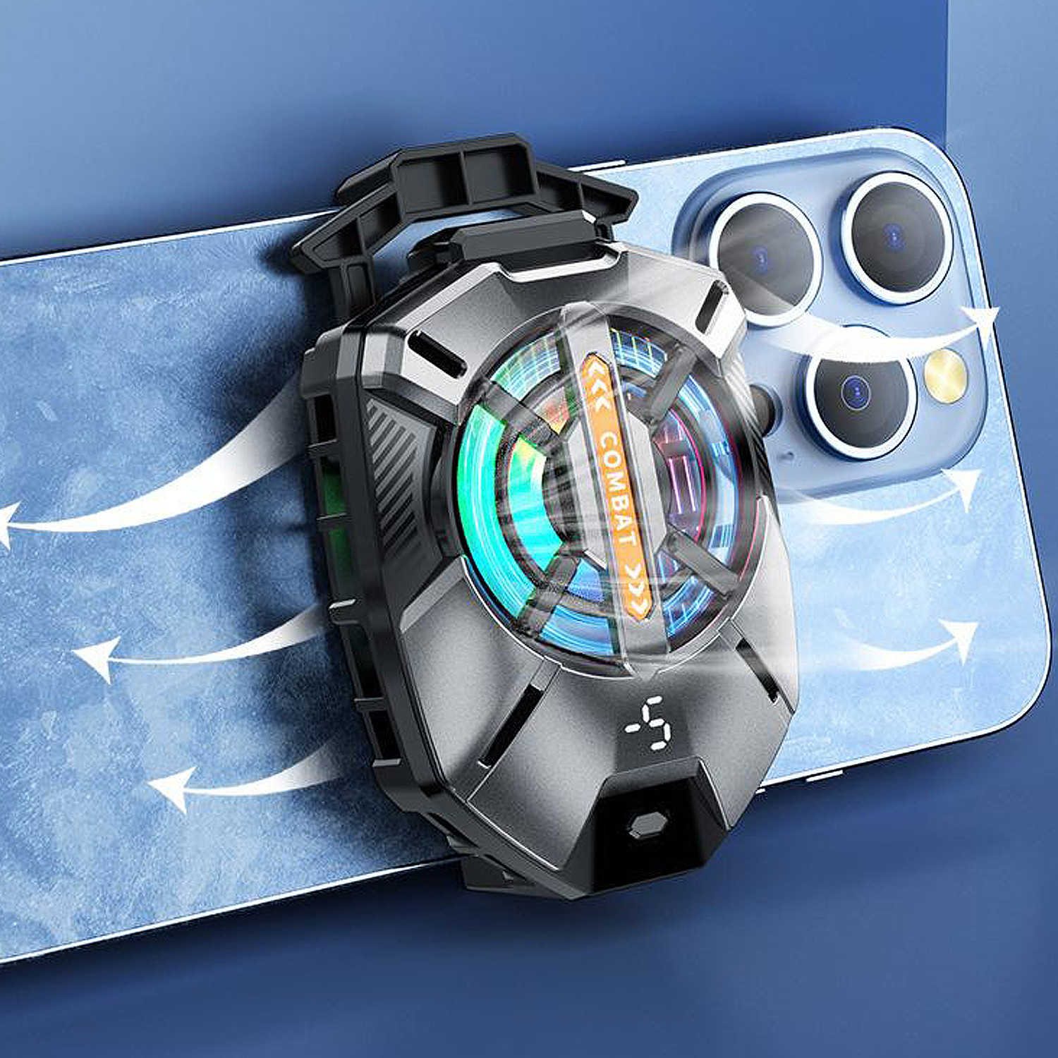 Image of WRADER Gaming Phone Cooler for Long Gaming Sessions and Filming Gaming Accessory Kit