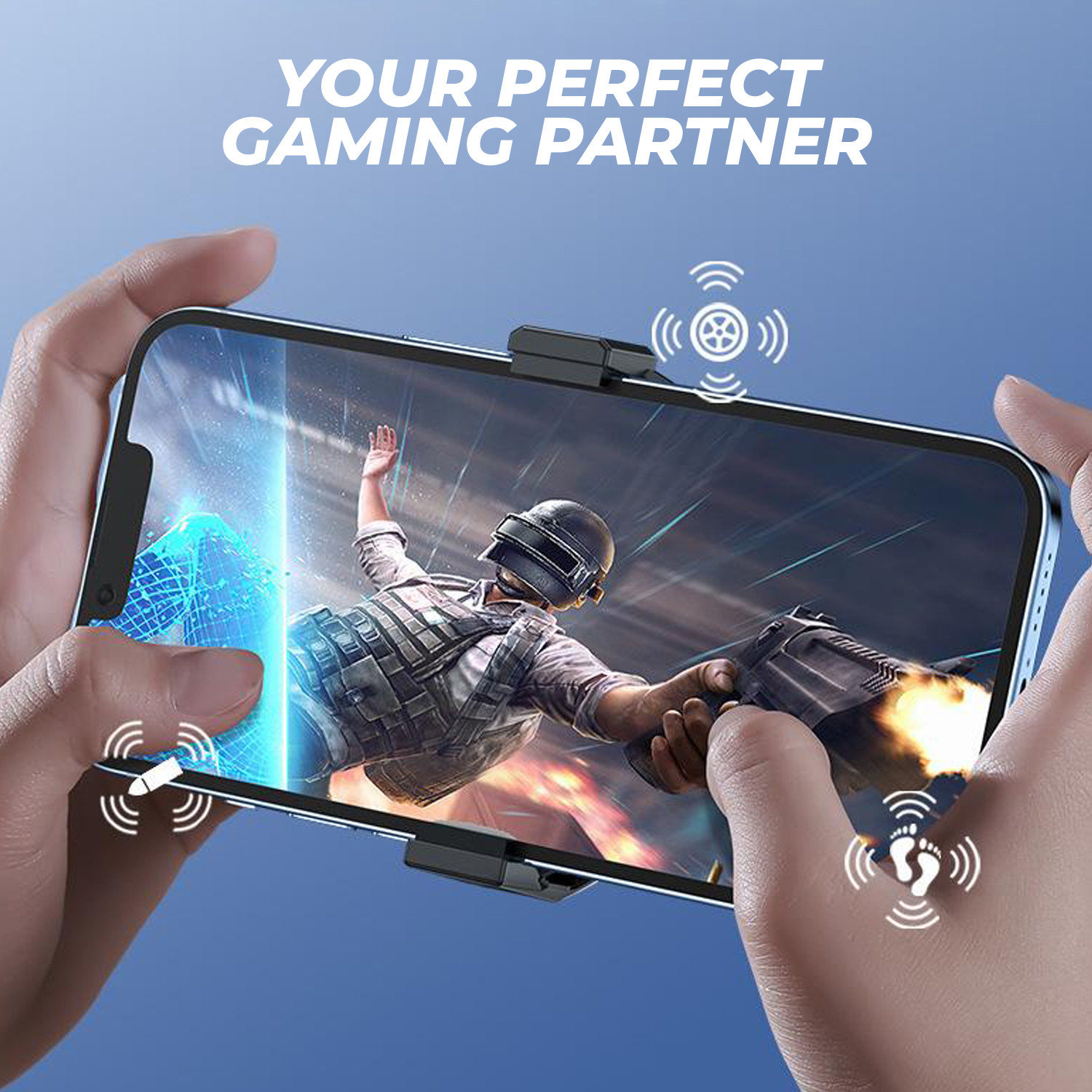Image of WRADER Gaming Phone Cooler for Long Gaming Sessions and Filming Gaming Accessory Kit