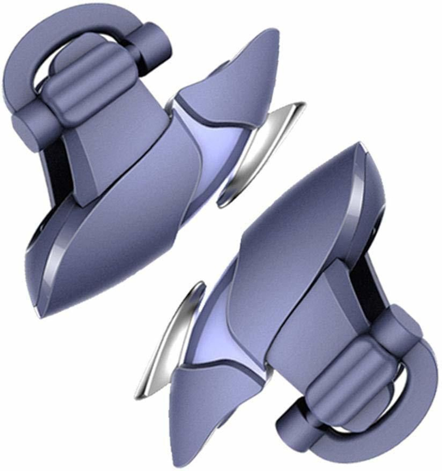 Image of VORLEN Blue Shark Pub-g Trigger all smart phone Buttons L1 R53 Gaming Accessory Kit