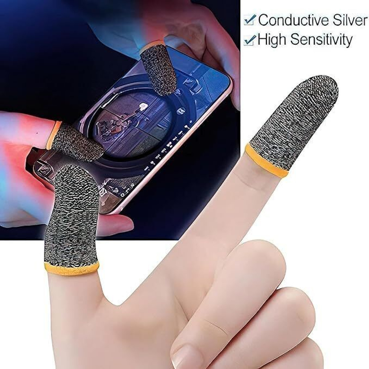 Image of AWD Blue Shark Pub-g Trigger all smart phone Buttons L1 R24 Gaming Accessory Kit
