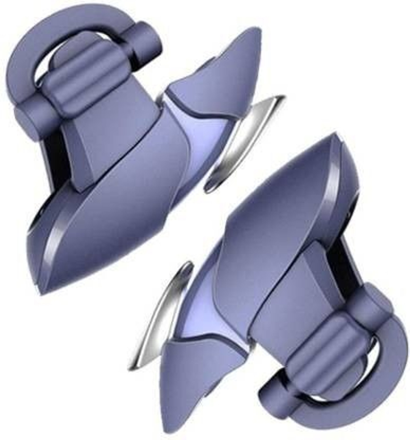 Image of VORLEN Blue Shark Pub-g Trigger all smart phone Buttons L1 R34 Gaming Accessory Kit