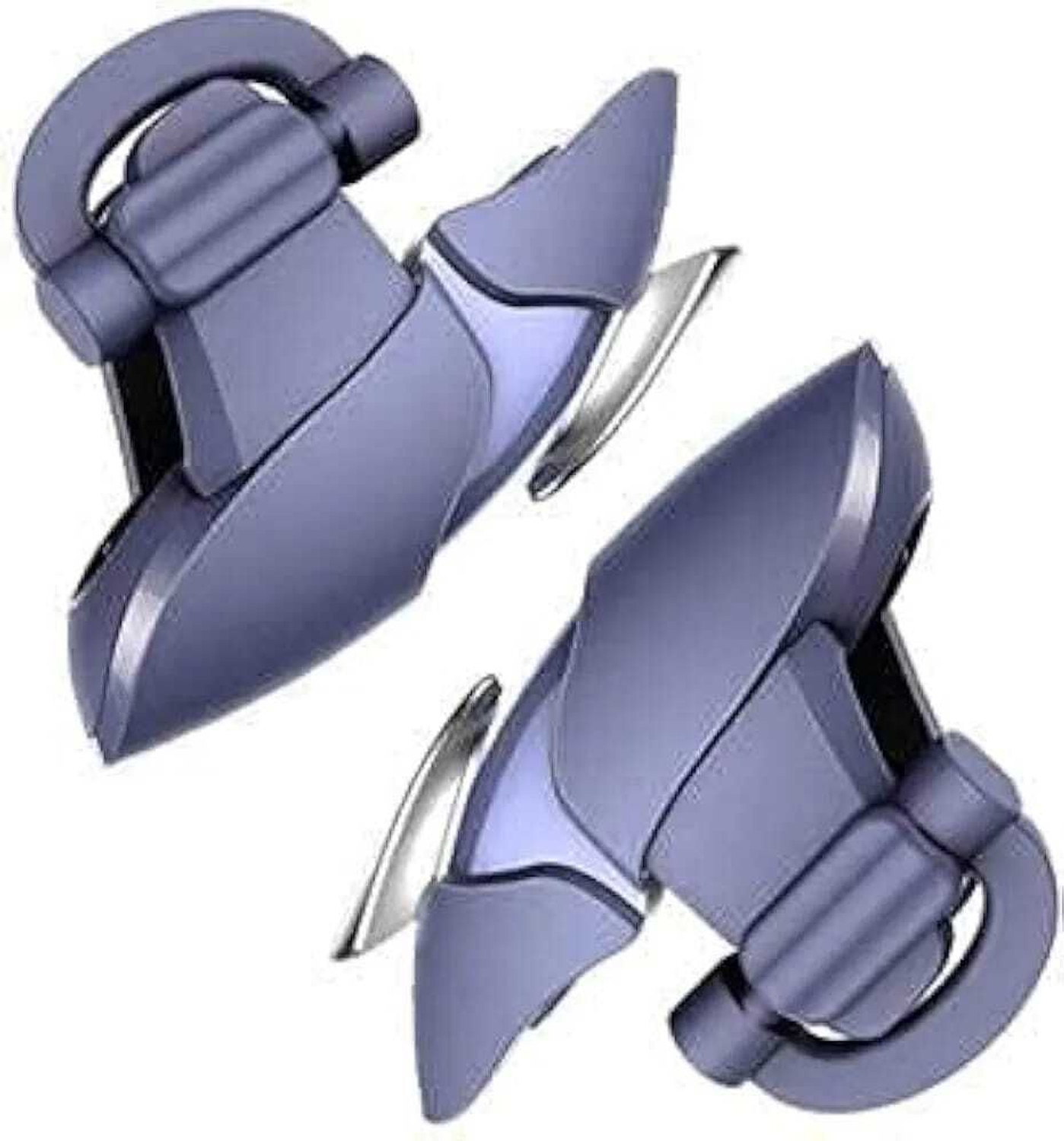 Image of VORLEN Blue Shark Pub-g Trigger all smart phone Buttons L1 R45 Gaming Accessory Kit