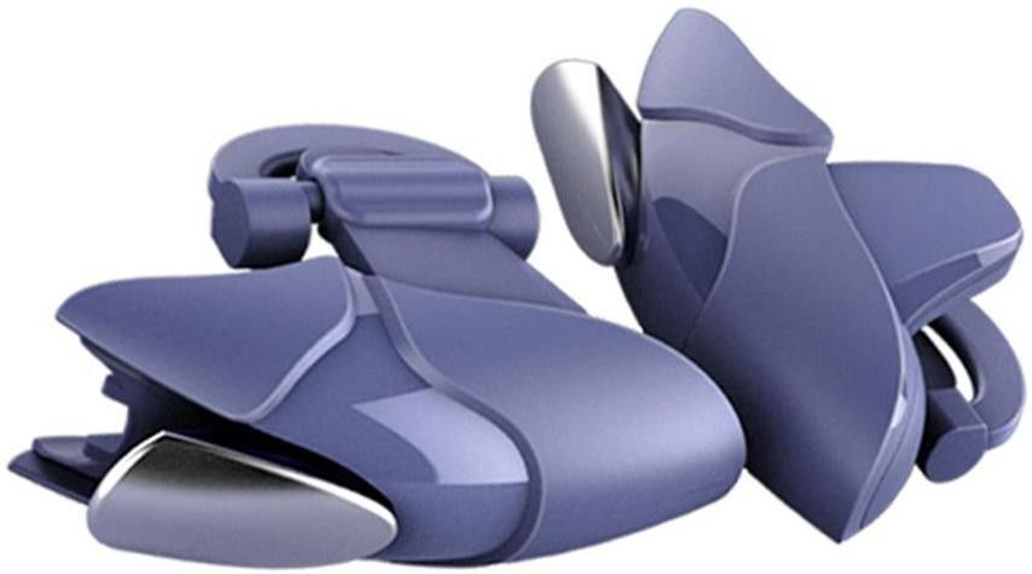 Image of VORLEN Blue Shark Pub-g Trigger all smart phone Buttons L1 R41 Gaming Accessory Kit