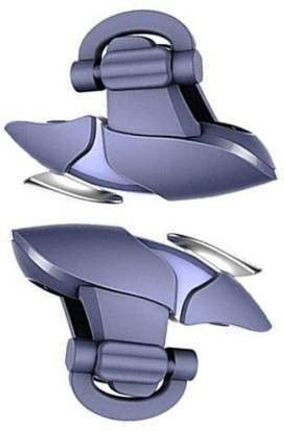Image of VORLEN Blue Shark Pub-g Trigger all smart phone Buttons L1 R42 Gaming Accessory Kit