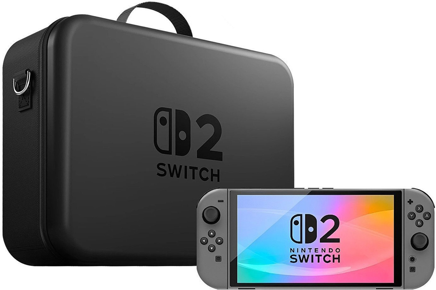 Image of OIVO INDIA Hard Shell Carrying Case for Nintendo Switch 2, Large Capacity EVA Travel Gaming Accessory Kit