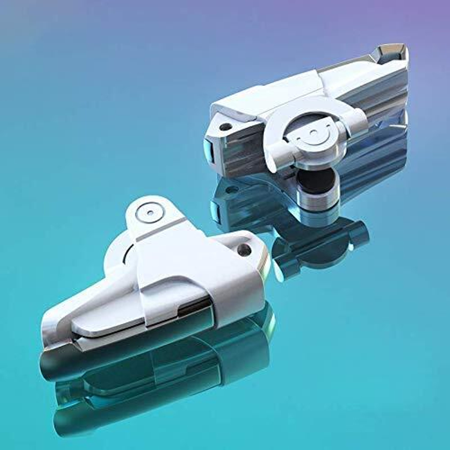 Image of Expresscraft White Shark Mobile Pubg Trigger Shooting Games Like Free Gaming Accessory Kit Gaming Accessory Kit